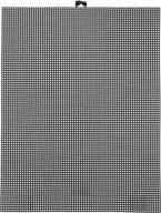 🧵 darice diy crafts #7 mesh plastic canvas black 10.5 x 13.5 (12-pack) 33900-20: affordable bulk purchase for creative projects logo