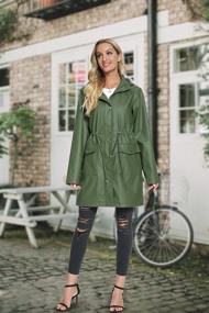 img 1 attached to Fahsyee Waterproof Raincoat Windbreaker Outdoor Women's Clothing