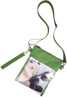 greenpine cross body bag clear approved adjustable women's handbags & wallets logo