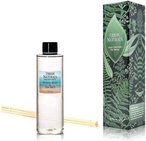 img 3 attached to 🌊 Ocean Mist & Sea Salt Scented Reed Diffuser Refill with Free Reed Sticks - Urban Naturals, 4 oz.