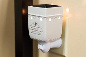 img 3 attached to 🔌 Elanze Designs I Know The Plans I Have for You Electric Plug-in Outlet Wax and Oil Warmer: Illuminate Your Space with Divine Fragrances