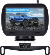 rohent r11 hd bluetooth wireless backup camera: stable digital signal & easy installation for car, truck, van, suv - ip69k waterproof logo