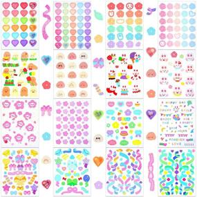 img 4 attached to Colorful Adhesive Alphabet Decorative Scrapbook Scrapbooking & Stamping