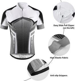 img 1 attached to 🚴 BALEAF Men's Cycling Jersey: Short Sleeve Mountain Biking Shirts with Full Zip & 4 Pockets – UPF 50+ Breathable Clothing