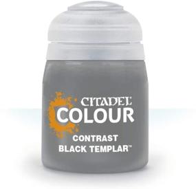 img 1 attached to 🎨 Улучшите миниатюры с краской Citadel Pot de Peinture - Contrast Black Templar (18 мл)