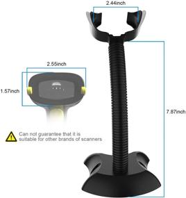 img 3 attached to 🔍 NADAMOO Hand-free Adjustable Bar Code Scanner Stand for BUR3003, BF0022, BUR3071, BUR3072, Bur3146, and Bur3147 Scanners