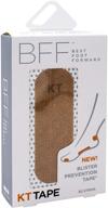 🌬️ kt tape bff blister prevention tape: friction-reducing, thin, flexible, breathable - 30 precut 3.5 inch strips логотип