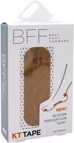 img 3 attached to 🌬️ KT Tape BFF Blister Prevention Tape: Friction-Reducing, Thin, Flexible, Breathable - 30 Precut 3.5 Inch Strips