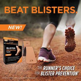 img 2 attached to 🌬️ KT Tape BFF Blister Prevention Tape: Friction-Reducing, Thin, Flexible, Breathable - 30 Precut 3.5 Inch Strips