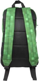 img 2 attached to Optimized Backpack Bookbag with Minecraft Creeper Print