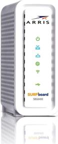 img 1 attached to 📶 ARRIS SURFboard SBG6400 Cable Modem and Wi-Fi Router - DOCSIS 3.0 - Retail Packaging - White - Fast Internet and Wireless Connectivity