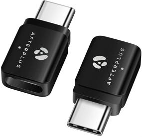 img 4 attached to 🔌 Afterplug Тип-С Расширитель [2 шт]: Женский USB-C к Мужскому Адаптеру Продления для Корпуса Otterbox Lifeproof, Совместим с Thunderbolt 3 для MacBook Pro Air, iPad Pro, Samsung Galaxy DEX, DJI - Скорость 10Гб/с!