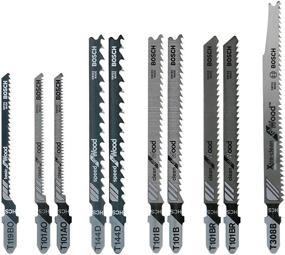 img 3 attached to BOSCH T10RC 10-Pc T-Shank Jigsaw Blade Set: Enhanced for Superior Wood Cutting Precision