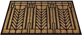 img 2 attached to Exquisite Lovtepets Frank Lloyd Wright Tree of 🌳 Life Design Doormat - Elevate Your Entryway with Style!
