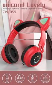 img 3 attached to Headphones Kawaii Headphones Bluetooth Compatible Smartphones Portable Audio & Video