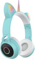 headphones kawaii headphones bluetooth compatible smartphones portable audio & video logo