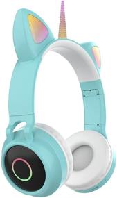 img 4 attached to Headphones Kawaii Headphones Bluetooth Compatible Smartphones Portable Audio & Video