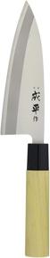 img 3 attached to 🔪 Превосходный левша Deba нож: FUJI CUTLERY Narihira #9000 150мм (FC-83)