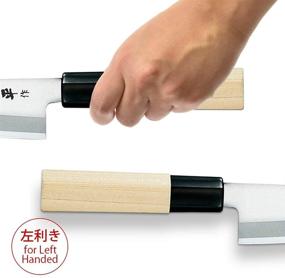 img 1 attached to 🔪 Превосходный левша Deba нож: FUJI CUTLERY Narihira #9000 150мм (FC-83)