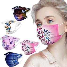 img 4 attached to Butterfly Face_Mask Protection Breathable Comfortable