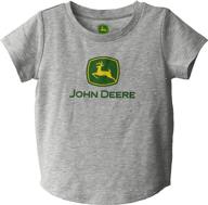 👧 милый и прочный: футболка с коротким рукавом для девочек-малышек john deere логотип