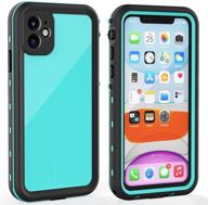 iphone 11 waterproof case with screen protector full body protector shockproof dustproof dirtproof heavy duty ip68 waterproof case for iphone 11(6 logo