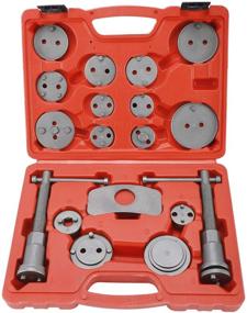 img 4 attached to 🔧 8MILELAKE 18 Piece Disc Brake Caliper Compression Wind Back Tool Set