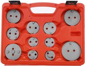img 2 attached to 🔧 8MILELAKE 18 Piece Disc Brake Caliper Compression Wind Back Tool Set