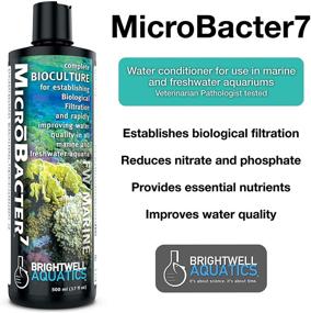 img 2 attached to 🐟 MicroBacter7 - Bacteria &amp; Water Conditioner for Fish Tank or Aquarium Boosts Biological Filter Media Efficiency for Freshwater and Saltwater Fish Tanks