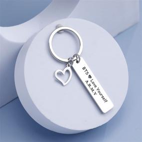 img 2 attached to EIGSO BTS Love Yourself Keychain: Perfect Gift for Bangtan Boys Fans and the BTS Army