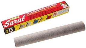 img 4 attached to Saral Transfer Paper - 12 ft Rolls, Graphite - Pack of 2