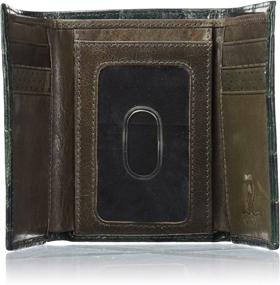 img 1 attached to 🧳 Dopp Blocking Leather Three Fold Wallet: Ultimate Protection with Classic Style