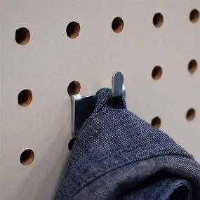 img 1 attached to 🔧 Enhanced Organization with Pegboard Utility Notch Hook Slatwall