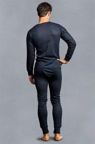 img 1 attached to Long Johns Thermal Underwear Set for Men - Two Piece