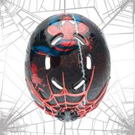 🚀 ultimate safety and adventure: bell 7059833 children spider-man 3d web slinger multi-sport helmet for kids (ages 5-8) logo