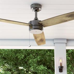 img 2 attached to Enhance Your Space with the Prominence 🏠 Home 51024 Indoor/Outdoor Journal Ceiling Fan: 52-inch, Gun Metal