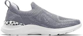 img 1 attached to 👟 ELEMENT & STITCH Women's Knitted Walking Shoes: Lightweight Mesh Air Cushion Sneakers for Tennis, Running, Gym – Ultimate Comfort Sock Shoes