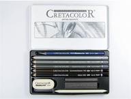 набор графитовых карандашей artino graphite set pack cretacolor логотип