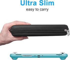 img 1 attached to Switch Lite Accessories Kit: Ultimate Bundle with Carrying Case, TPU Protective Cover, Screen Protector, and Thumb Grips – Black