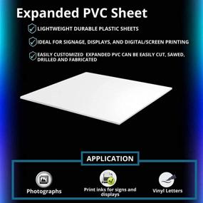 img 1 attached to 🌟 Enhanced PVC Sheet: A Lightweight Display Solution with High-Quality Raw Materials and Plastics