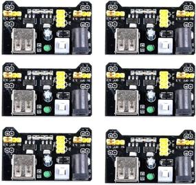 img 4 attached to 🔌 UCEC MB102 Breadboard Power Supply Module for Arduino Board: Reliable Solderless Breadboard Kit (Pack of 6)