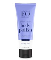 eo lavender organic plant based exfoliating logo