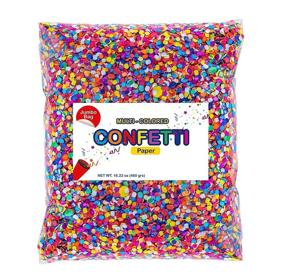img 2 attached to 🎉 Vibrant Multicolor Mexican Confetti .Jumbo Bag (16.22 Oz) for Unforgettable Celebrations and Confetti Toss
