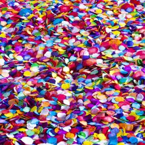 img 1 attached to 🎉 Vibrant Multicolor Mexican Confetti .Jumbo Bag (16.22 Oz) for Unforgettable Celebrations and Confetti Toss