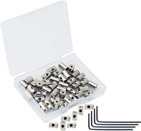 img 4 attached to 📌 SUBANG 40 Pieces Pin Keepers with Locking Clasp, Pin Locks & Backs, Includes 4 Wrenches, All in Convenient Storage Case - 9mm x 6mm