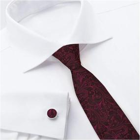 img 1 attached to Elegant Patterned Presents: A1130 Economics Cufflinks for Boys' Accessories and Neckties