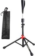 🏀 storgem batting baseball tee softball: adjustable height, portable tripod stand for hitting training practice – includes carrying bag логотип