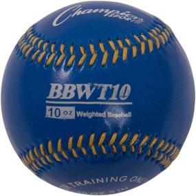 img 1 attached to Champion Sports Weighted Baseball Set