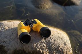 img 1 attached to BARSKA Floatmaster AB12738 7x50 Waterproof Marine Binoculars for Boating, Hunting, Fishing, Sports, etc. - Yellow