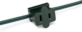 img 1 attached to 🔌 Enhance Your Holiday Setup with the Holiday Lighting Outlet Female Green Slip Plug: Zip, Vampire, Gilbert, Slide Plug (5, SPT-1)